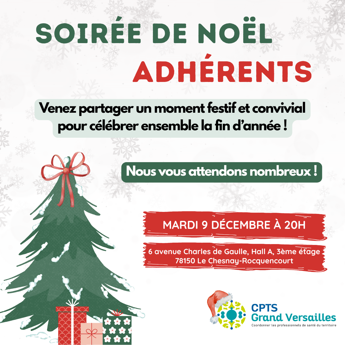 Affiche événement soirée de Noël illustration vert (Publication LinkedIn) (1).png